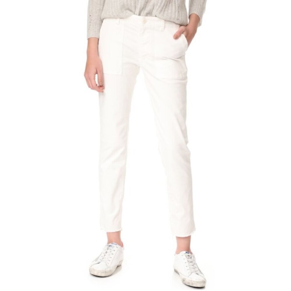 Nili Lotan Jenna Pants in Eggshell, Size 12, NWT